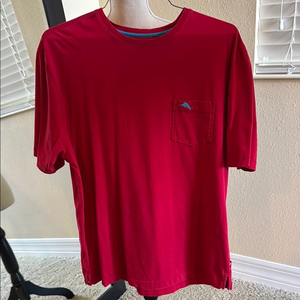 Men's Red Tommy Bahama Shirt